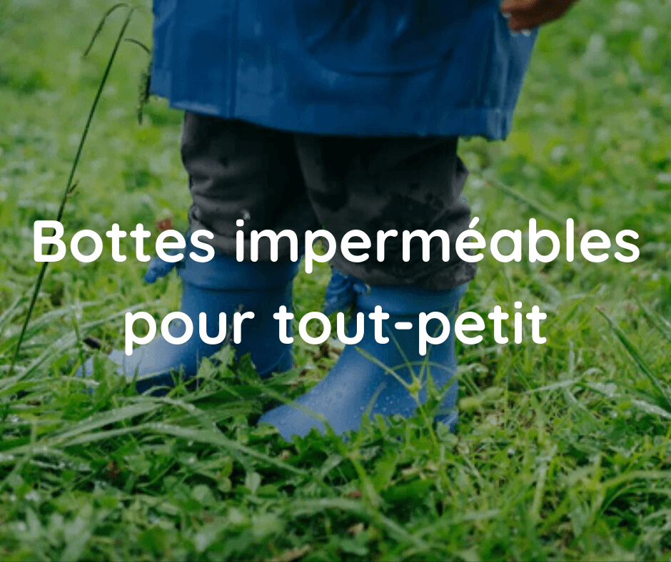 Bottes imperméables pour tout-petit