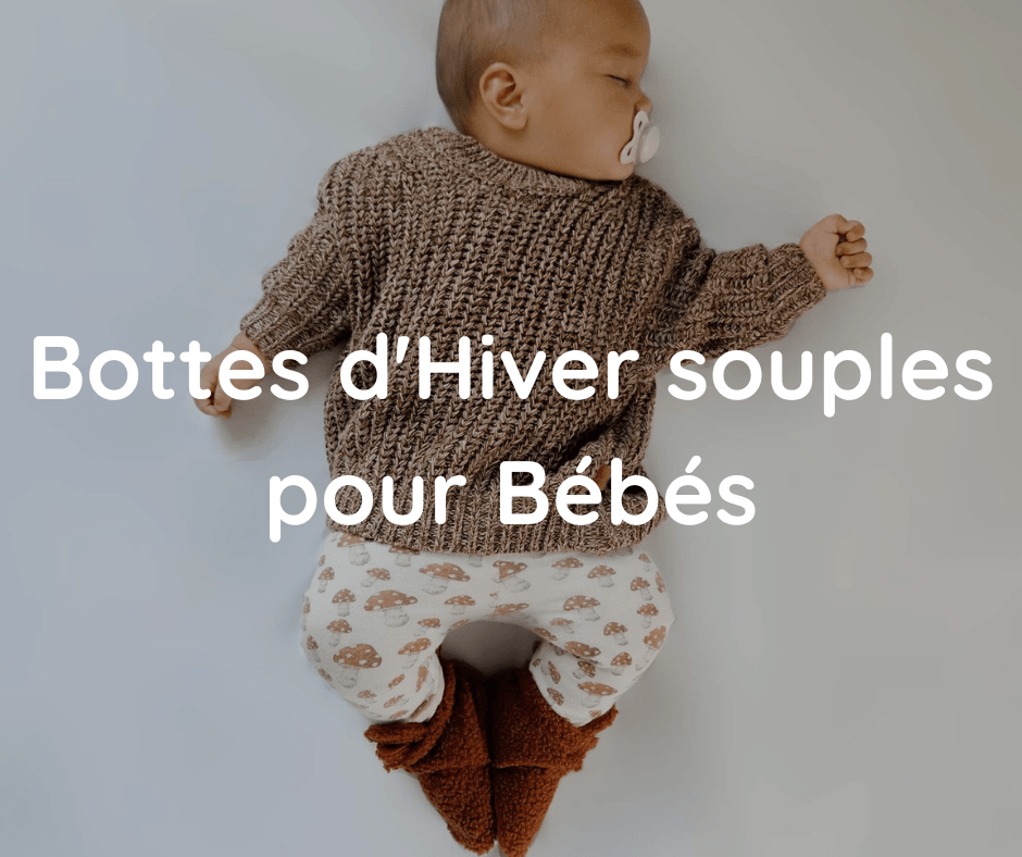 Bottes d'Hiver Souples pour Bébés