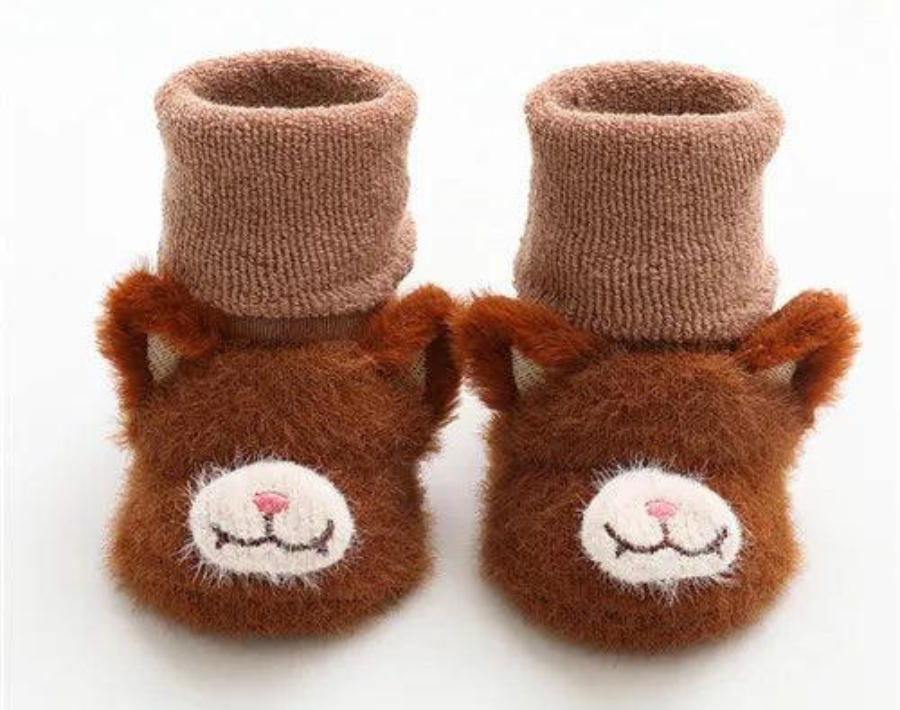 Mes chaussons doux Mini ours