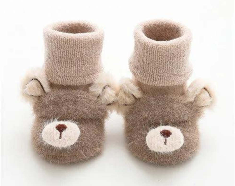 Mes chaussons doux Mini ours